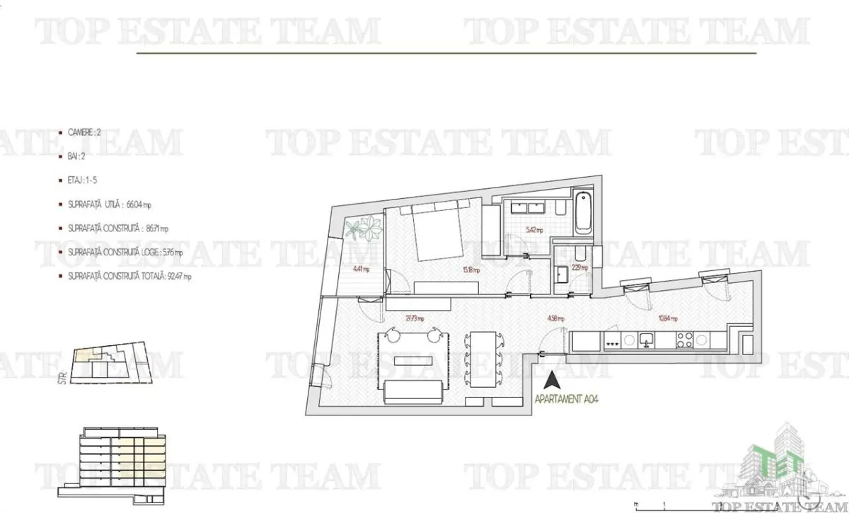 Apartament 2 Camere, bloc Boutique,  Bucuresti, Parcul  Operei - foto 7