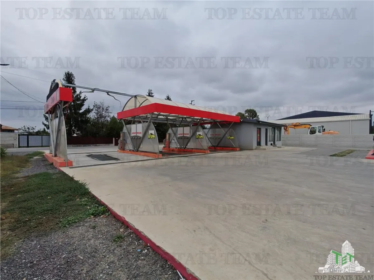 Afacere la cheie, cu profit din prima zi, spalatorie auto utramoderna si spatiu comercial stradal in Domnesti - foto 6