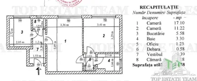 Two-Bedroom Apartment for Sale, Chibrit Area / Metrou 1 Mai, Bucuresti - foto 10