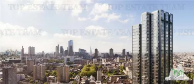 Penthouse 2 dormitoare, Valencia Tower, City Road, UK - foto 5