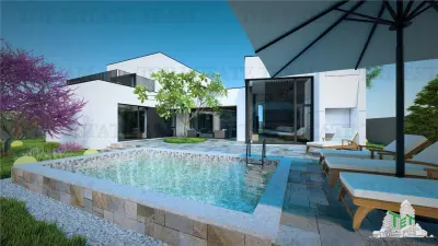Vila lux teren 750mp cu piscina si garaj langa Soseaua de Centura - foto 1