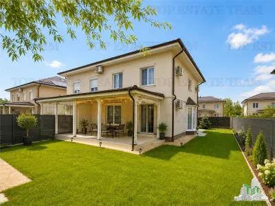 Vila Moderna de Inchiriat /Corbeanca /Duplex P+1 /Gradina Amenajata /Complet Mobilata si Utilata - foto 2