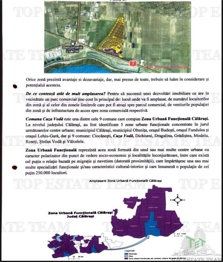 Oportunitate rara, teren intravilan cu proiect aprobat , 12,5 HA, Calarasi-Ceaucu, amplasat in pozitie excelenta - foto 2