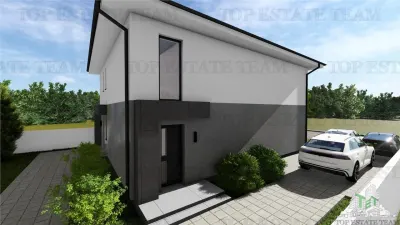Cladire 240mp cu 2 spatii comerciale la inchiriat in centru Domnesti - foto 10