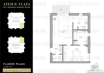 Apartament 2 camere cu doua ba de vanzare in Sisesti Bucuresti - foto 13