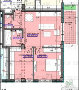 Apartament 3 camere in proiect nou - Bratianu, Constanta - foto 6