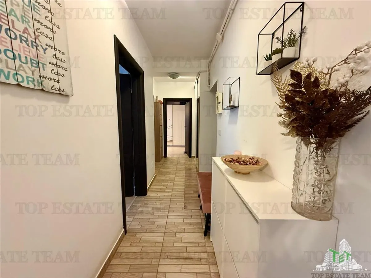 Apartament 3 camere mobilat modern | suprafata totala 78mp - foto 12