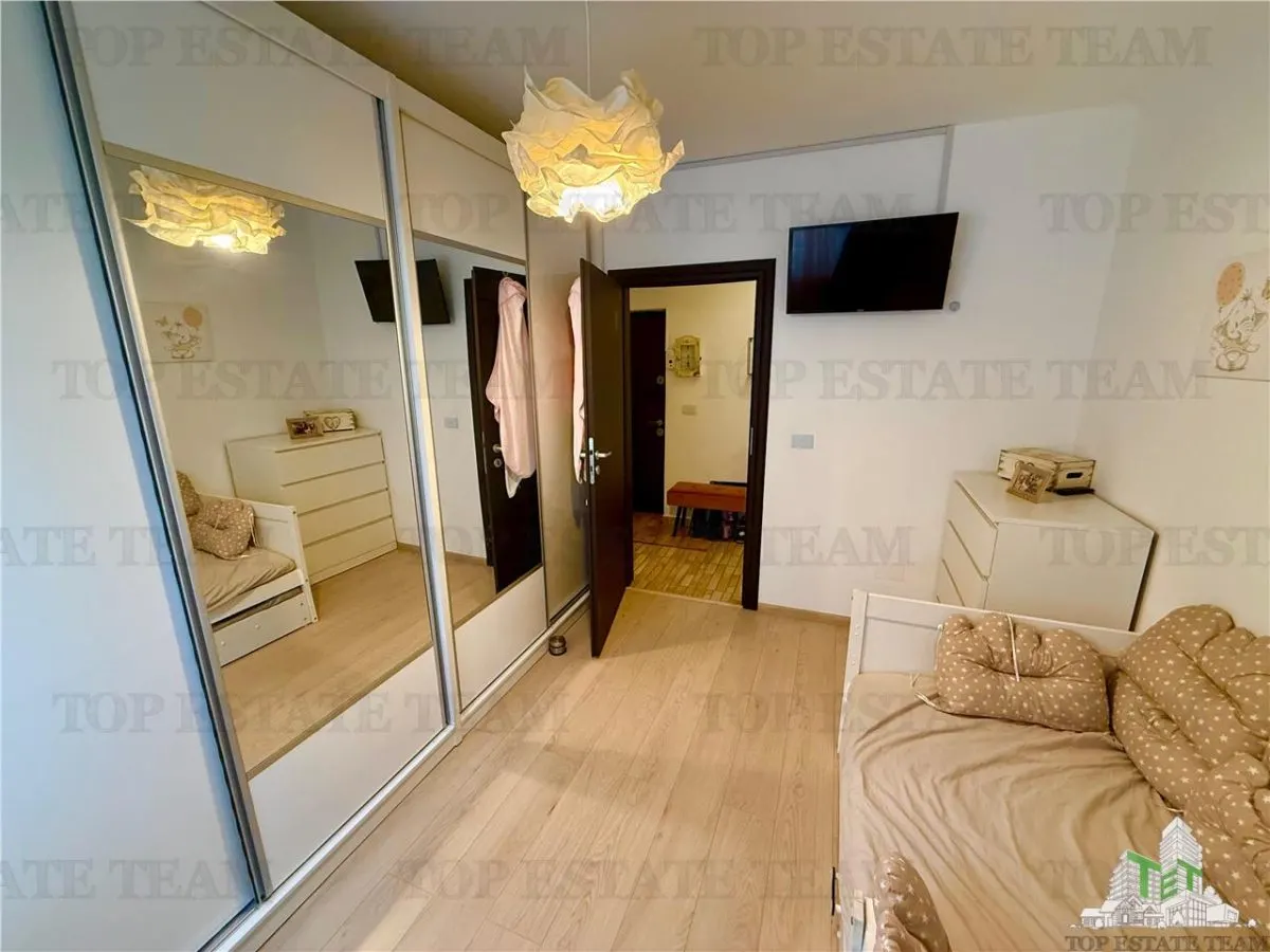 Apartament 3 camere mobilat modern | suprafata totala 78mp - foto 9