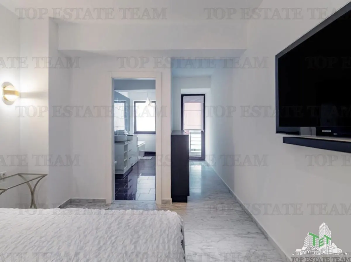 Apartament de lux cu 3 camere în Bucuresti | Parcul Herastrau | Parcare | Terasa | Marmura Carrara - foto 12