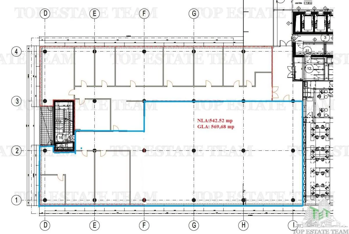 Spatiu de Birouri de 543 mp in Zona Baneasa - foto 11