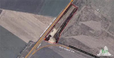 Teren si platforma betonata cu acces rapid la Autostrada Moldovei - Boboc, Buzau, 24076 mp - foto 2