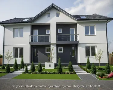 Casa tip duplex cu gradina individuala 300 mp, langa A0 Popesti Leordeni - foto 1