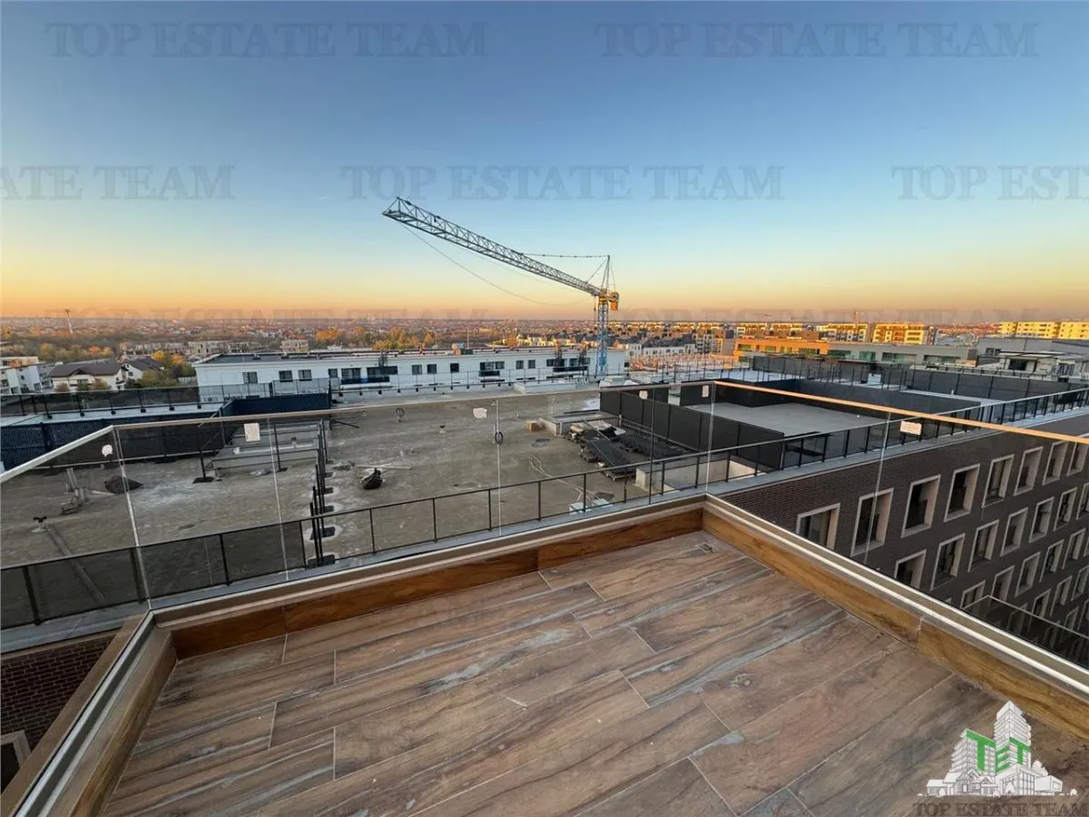 Penthouse de vanzare in zona Pipera, terasa 210 mp - foto 11