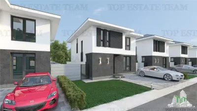 Vila moderna individuala cu 4 camere , 3 bai , Living open space, terasa,incalzilre in pardoseala, 2 locuri de parcare - foto 1
