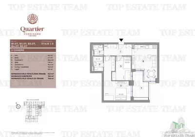 Apartament 3 camere Bd Ferdinand - foto 2