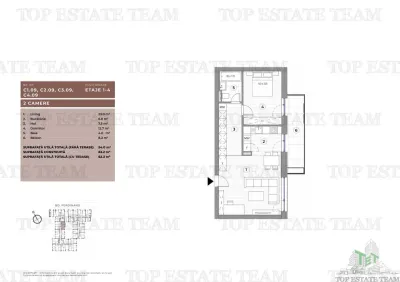 Apartament 2 camere Bd Ferdinand - foto 2