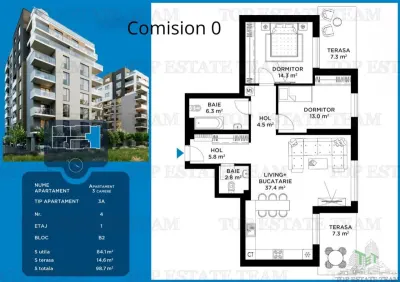 Bucurestii Noi/Straulesti | Bloc nou construit la standarde inalte - foto 4