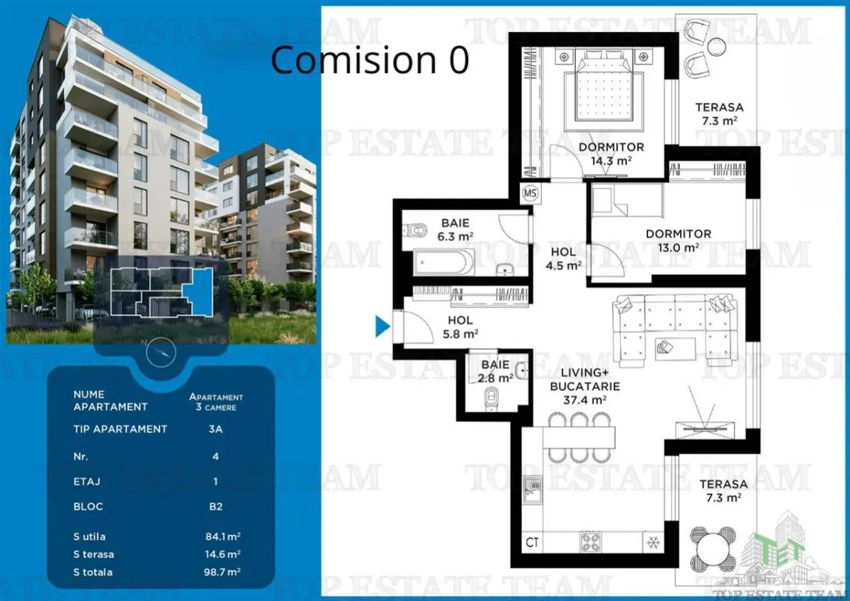 Bucurestii Noi/Straulesti | Bloc nou construit la standarde inalte - foto 4