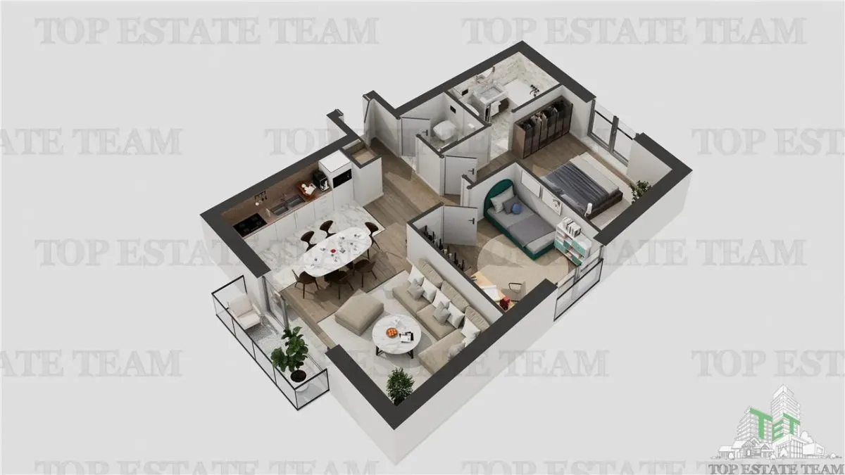 Apartament 3 camere de vanzare in zona Baneasa - foto 5