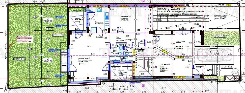 Vanzare apartament 3 camere parter cu gradina 80 mp,  bloc nou, zona premium, Domenii - foto 2