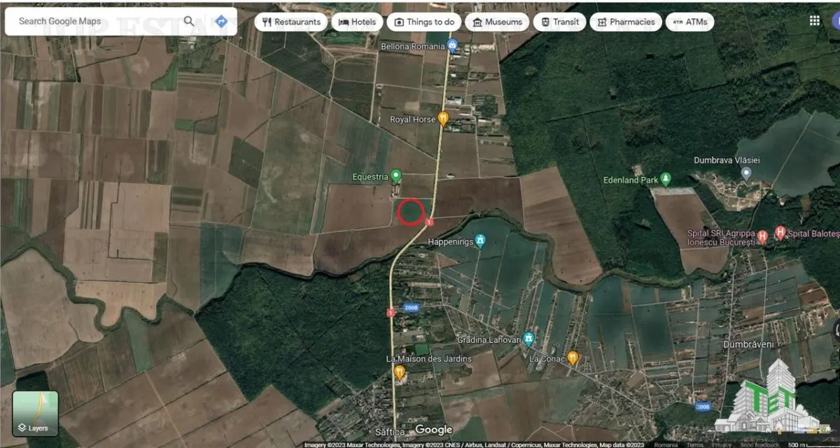 Vanzare teren, 12500mp , in Snagov, adiacent DN 1, Bucuresti - Ploiesti. - foto 2