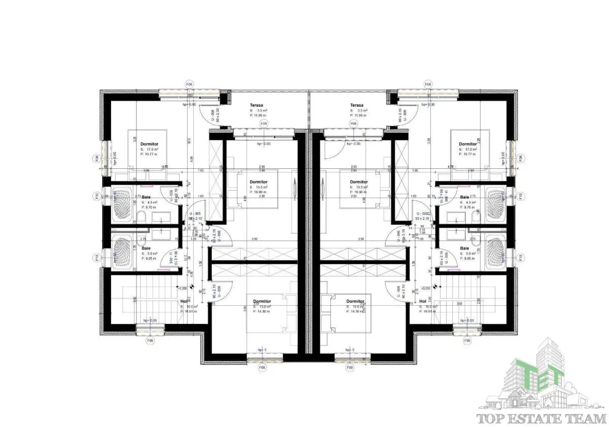 Vila 4 camere teren 300 mp Tunari de vanzare - foto 20