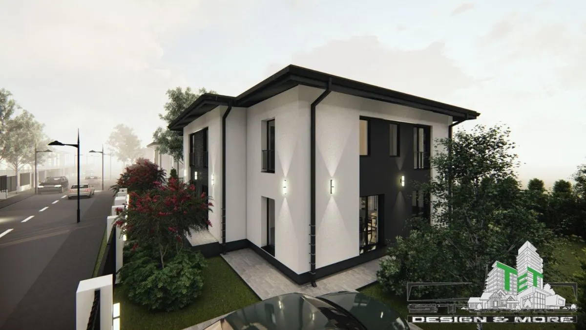 Vila 4 camere teren 300 mp Tunari de vanzare - foto 4