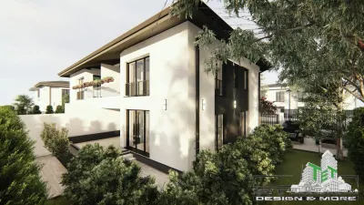 Vila 4 camere teren 300 mp Tunari de vanzare - foto 5