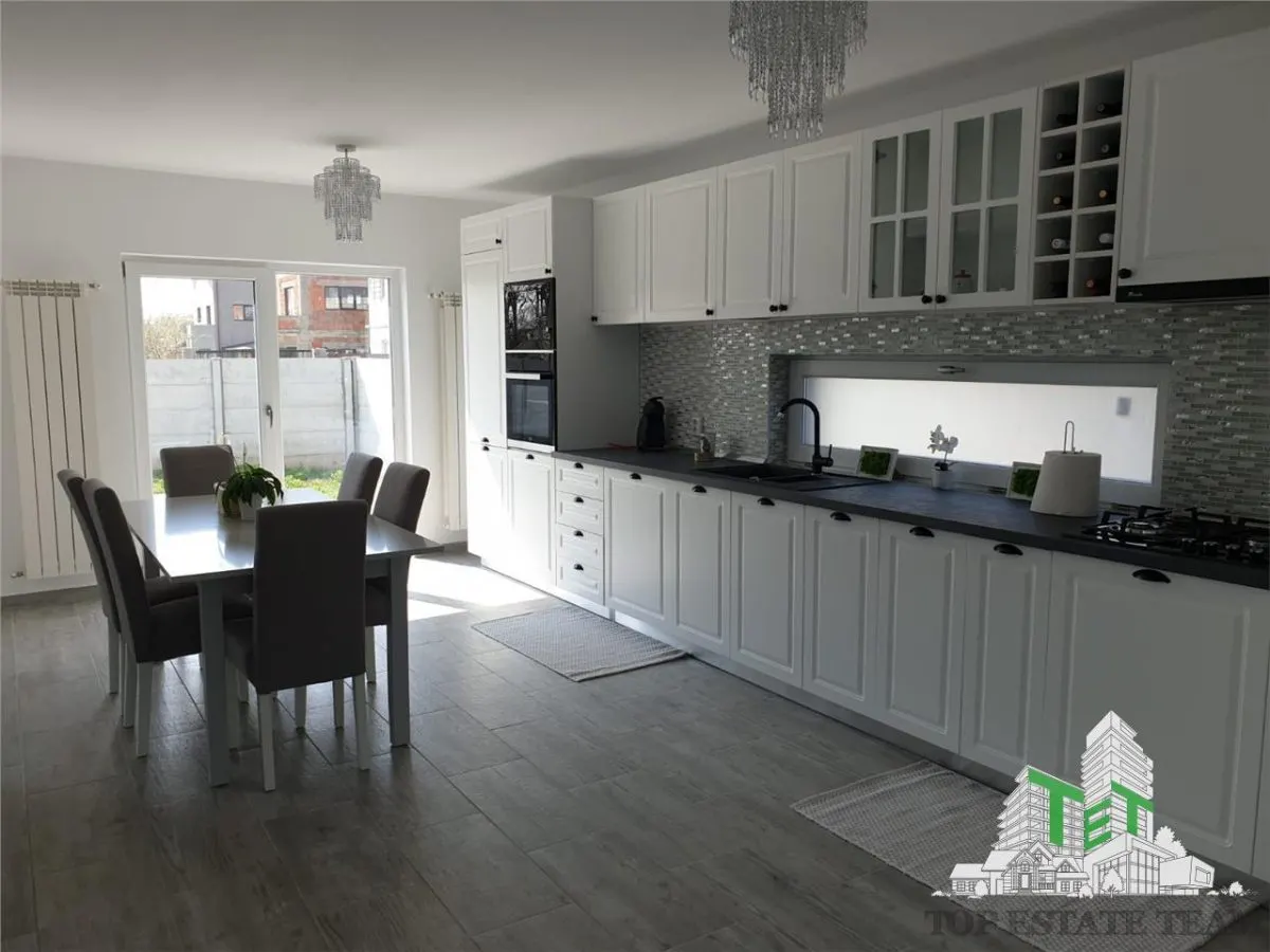 Vila lux 4 camere incalzire pardoseala cu terasa mare langa Soseaua de Centura - foto 14