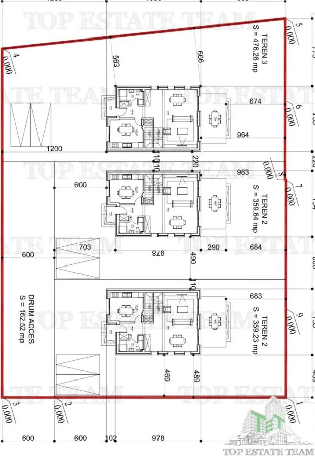1,356 sqm Plot with Planning Permission for 3 Houses, Padurea Rosu (Chiajna) - foto 2