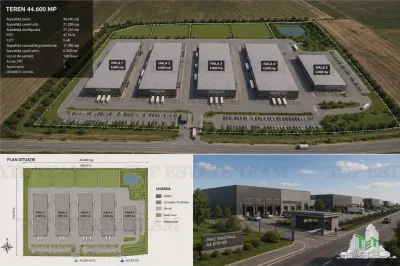 Industrial Park Development Land, Popesti-Leordeni, 44,600 sqm, PUZ Pending Approval - Popesti-Leordeni