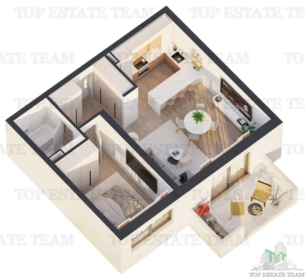Appartement 2 Chambres, Chauffage par le Sol, Finitions Premium, Antiaeriana, Secteur 5, Bucarest - foto 14