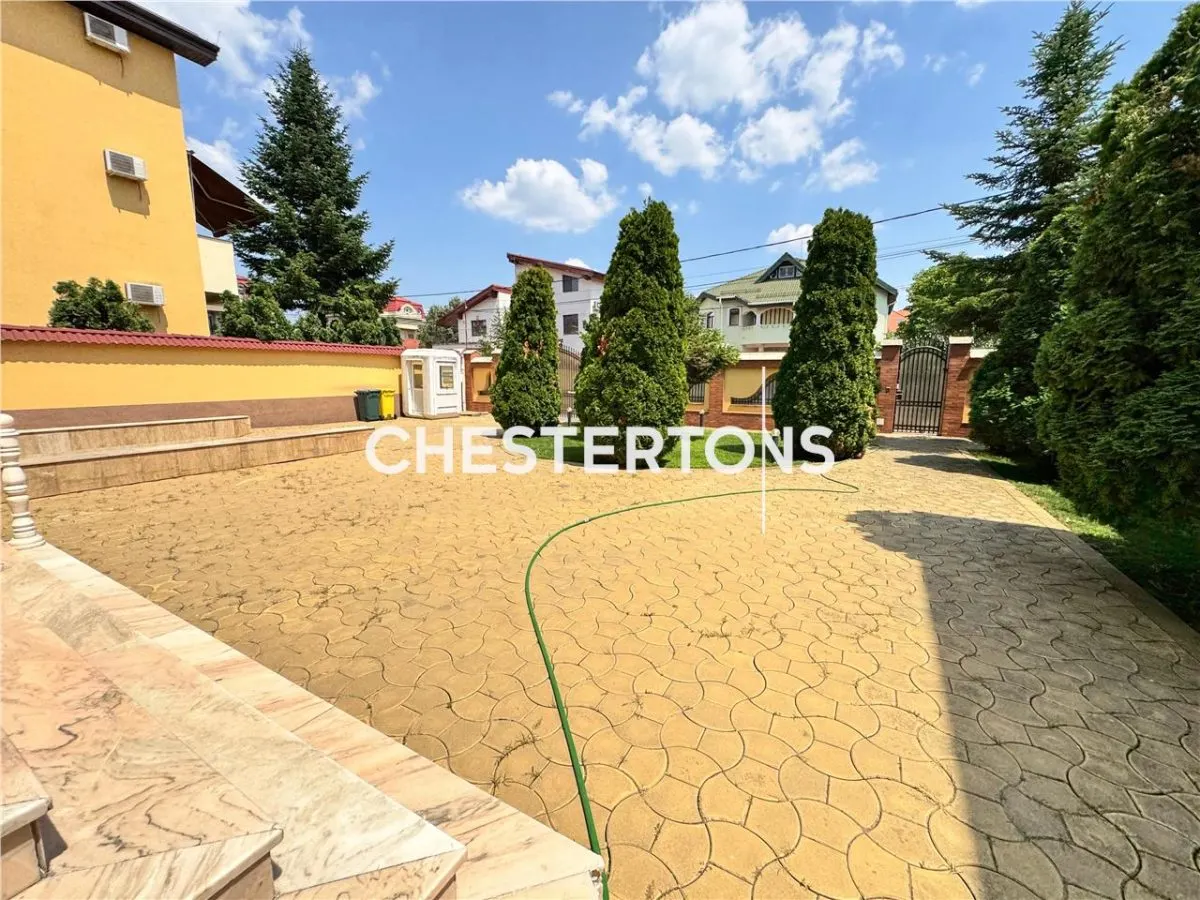 Villa for Rent Bucharest Pipera – 600 sqm, 6 Bedrooms + Office, Gym & Sauna, Private Garden - foto 4