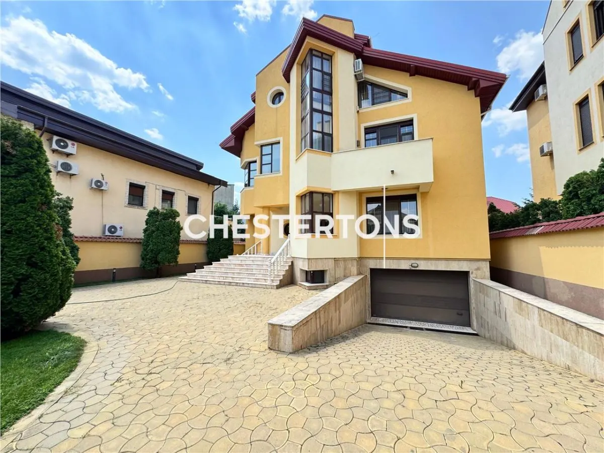 Villa for Rent Bucharest Pipera – 600 sqm, 6 Bedrooms + Office, Gym & Sauna, Private Garden - foto 5