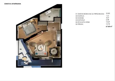 Apartment for Sale in Budva - foto 7