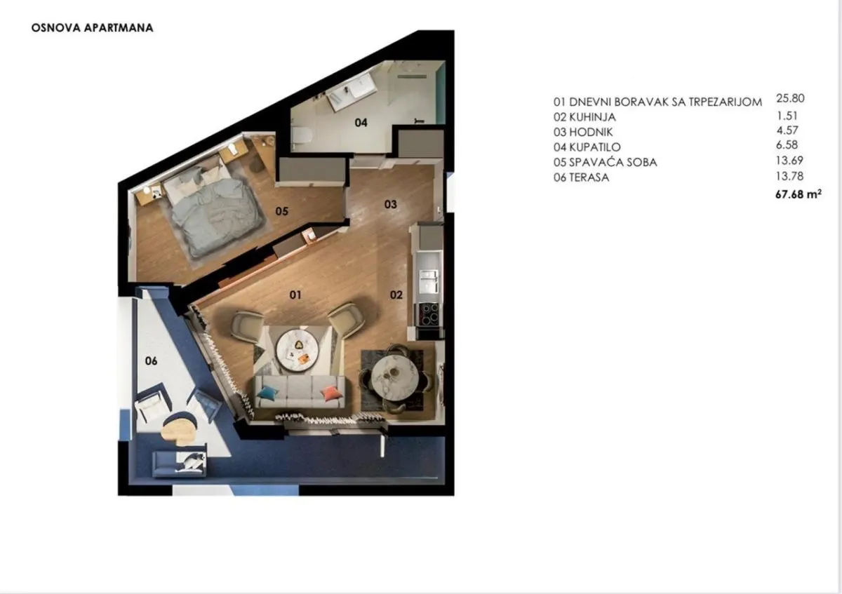 Apartment for Sale in Budva - foto 7