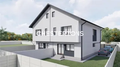 Semi-Detached Villa, 4 Bedrooms, Modern Residential Complex, Prelungirea Ghencea - foto 4