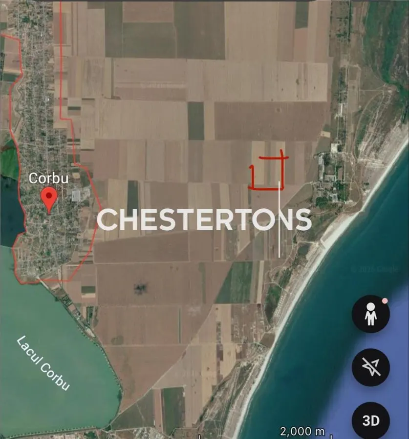 5,480 sqm Land Plot in Corbu, Near the Black Sea Coast - foto 1