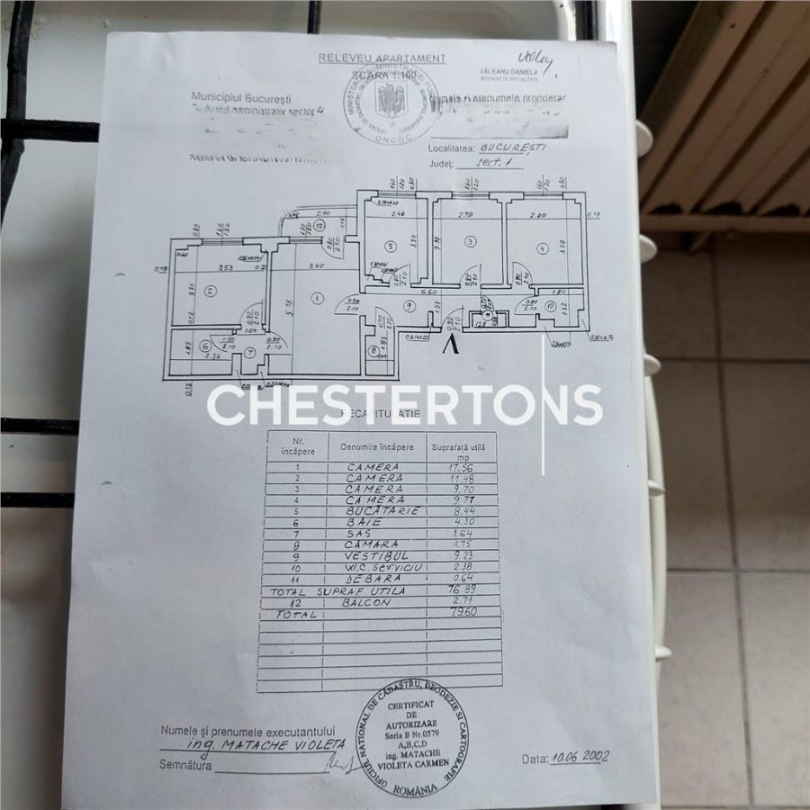 Bright 4-bedroom apartment, renovated building, quiet area, Aparatorii Patriei Metro - foto 10