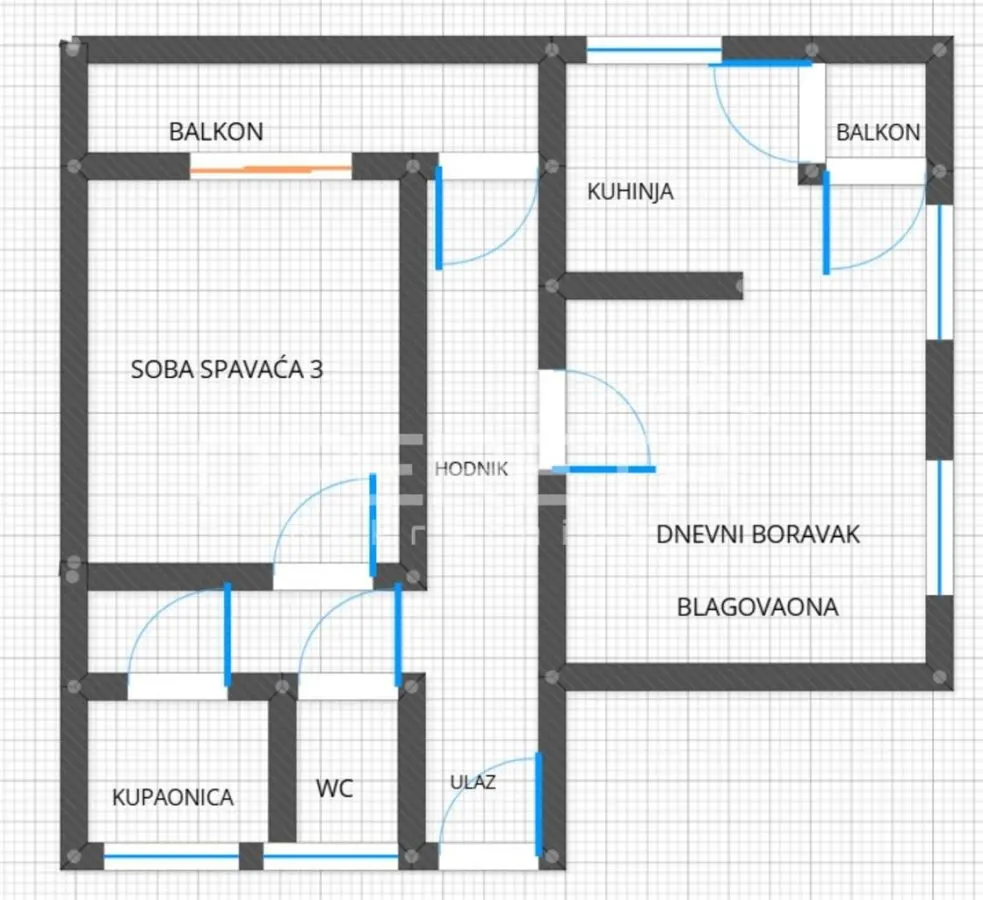Four-Room Apartment for Sale in Varazdin, Croatia - foto 2