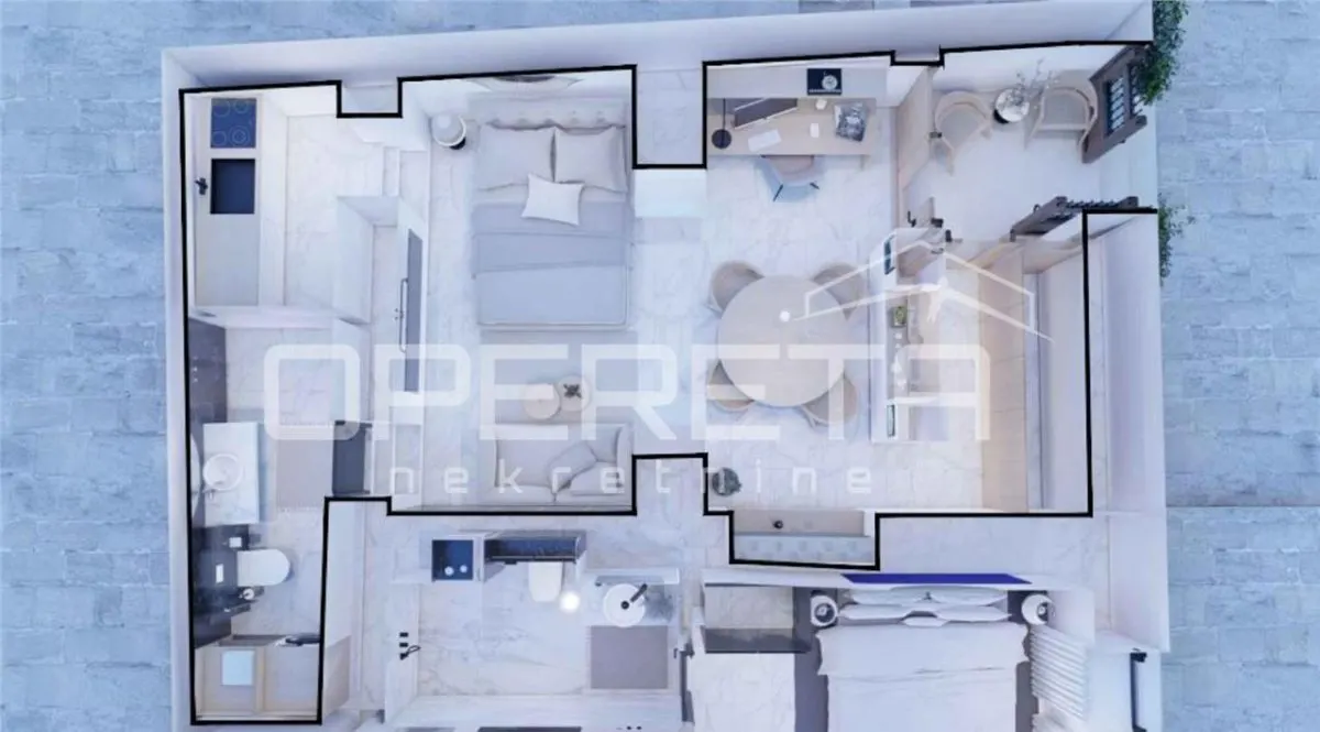 Studio Apartment for Sale in Makarska Old Town, Croatia - foto 14