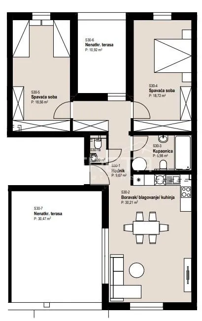 New Build Apartment for Sale in Žitnjak, Zagreb - foto 4