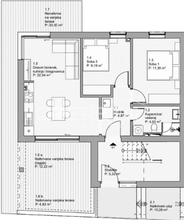 Apartament de vanzare in Croatia, Pag - foto 7