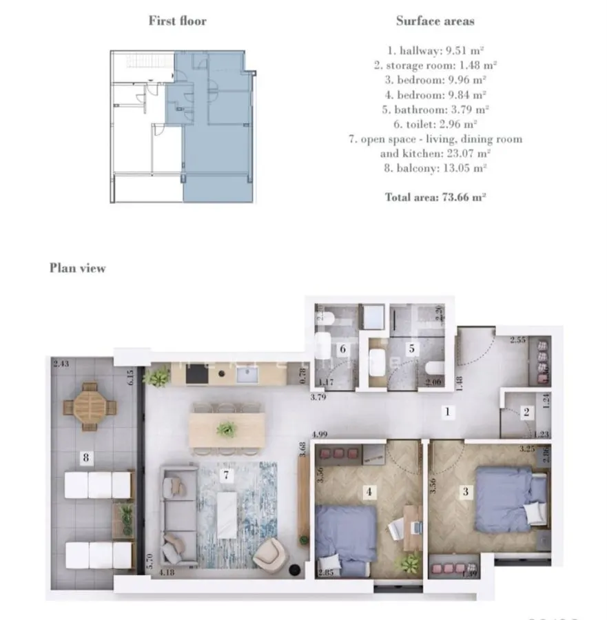 Apartament de vanzare in Croatia, Kanfanar - foto 2