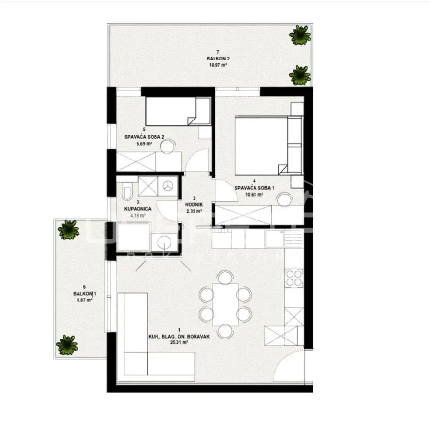 Luxury Two-Bedroom Apartment for Sale in Hvar, Croatia - foto 6