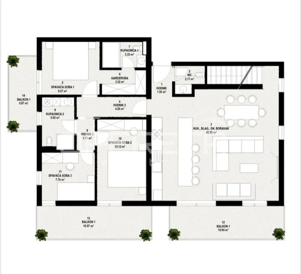 Apartament de vanzare in Croatia, Hvar - foto 7