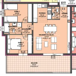 Two-Bedroom Apartment for Sale in Makarska, Croatia - foto 3