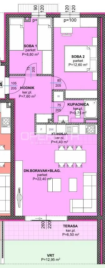 Two-Bedroom Apartment for Sale in Makarska, Croatia - foto 12