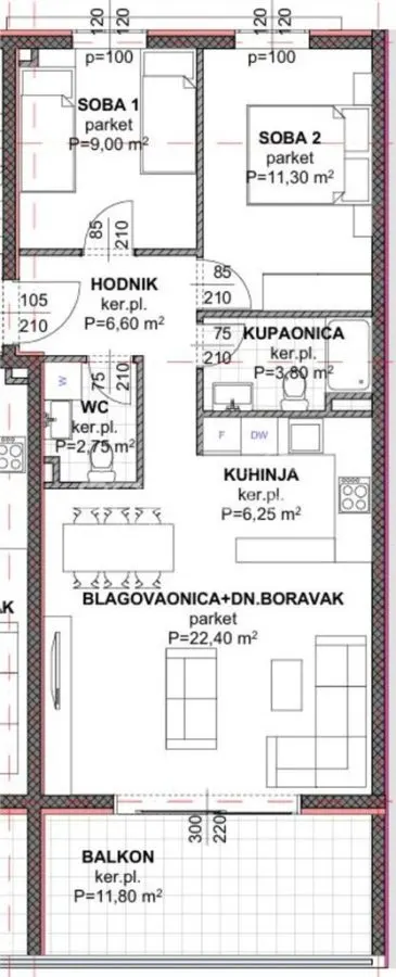 New Apartment for Sale in Makarska, Croatia – S3 - foto 6
