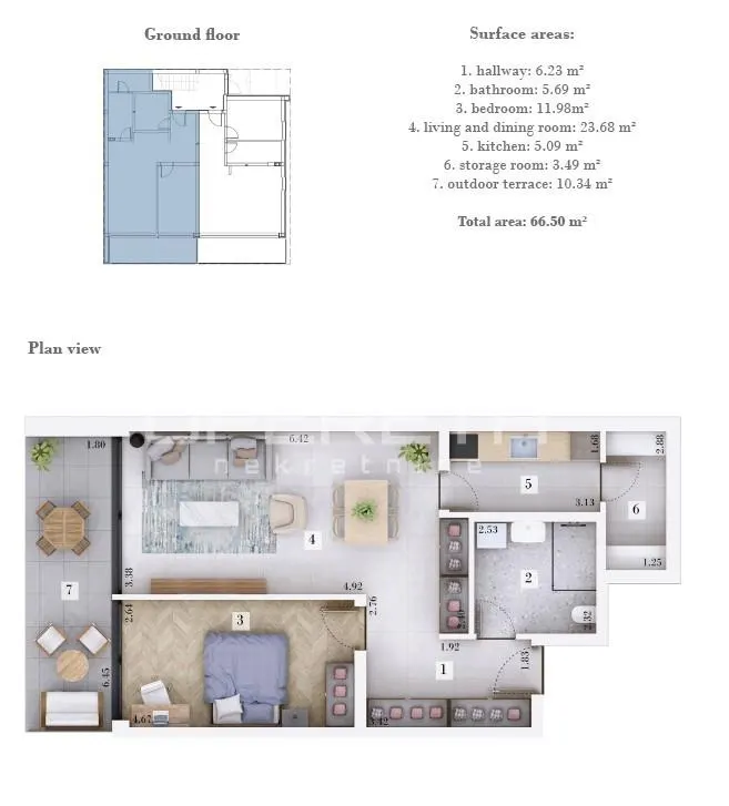 Apartament de vanzare in Croatia, Kanfanar - foto 2